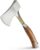 ESTWING Sportsman’s Axe – 14″ USA Made Camping Hatchet with Forged Steel Construction & Genuine Leather Grip – E24A