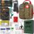 EVERLIT Advanced Trauma Kit, CAT GEN-7 Tourniquet, TCCC Compliant, Mil-Spec Nylon Laser Cut Pouch with 36″ Splint, Military Combat Tactical IFAK for Emergency Bleeding Control