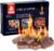 HGD Fire Starter, Mini Natural Fire Starters for Campfires, BBQ Grill, Charcoal Chimney, Outdoor Pit, Indoor Fireplace, Wood Stove – Water Resistant Firestarter Sticks – Camping Accessories Essentials