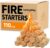 110 Pieces Fire Starter, Waterproof – Natural Fire Starters, for BBQ, Fireplace, Pizza Oven, Fire-Pit, Campfire, Camping Charcoal Starter, Quick Light Wood Charcoal Fire Starter