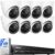 REOLINK 12MP PoE Security Camera System, 8pcs H.265 12MP Security Cameras, Person Vehicle Pet Detection, Two-Way Talk, Spotlights Color Night Vision, 16CH NVR with 4TB HDD, RLK16-1200D8-A