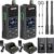 SAMCOM FPCN50A DMR Digital Two Way Radio 5W Long Range Walkie Talkie with GPS Tracking, Customizable Channels, IP67 Waterproof, Lone Worker,Emergency Button for Construction Security Industrial