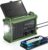 Emergency Weather Radio with Large Solar Panel, Efficient Hand Crank & Real 12000mAh Battery | AM/FM/NOAA Bands, LED Flashlight, Reading Lamp, SOS Alarm & Phone Charger for Camping & Emergencies