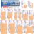 CXYARY 1000 Counts Assorted Bandages Bulk Variety Pack,12 Styles Flexible Heavy Duty Waterproof Bandages Individually Wrapped Used for Emergency Treatment and Skin Wound Care, Latex Free