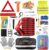 Car Roadside Emergency Kit,Auto Vehicle Truck Safety Emergency Road Side Assistance Kits with Jumper Cables,Safety Hammer,Reflective Warning Triangle,Tire Pressure Gauge,Tow Rope,etc
