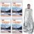 4 Pack -Large 82” x 62” Survival Emergency Mylar Thermal Blankets, Thermal Survival Blanket Perfect for Camping, Hiking, Body Insulation, Outdoors, Car Survival Kit, Bug Out Bag
