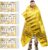 SecuCaptain Survival Emergency Thermal Blankets: Extra Large 84” x63” Space Mylar Blanket Kit for Outdoor Cold Winter Camping Hiking Car Bug Out Bag or First Aid – 4 Pack Gold