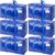 TICONN 6 Pack Extra Large Moving Bags Heavy Duty with Zippers & Carrying Handles, Durable Storage Bags Moving Boxes for Closet Organizers and Storage (6 Pack, Blue)