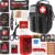 Survival First Aid Kit with Israeli Bandage, Chest Seal, Tourniquet, Splint, Tactical Military Combat Molle IFAK for Wound Care, Bleeding Control, Trauma Hemorrhage and More (Black)